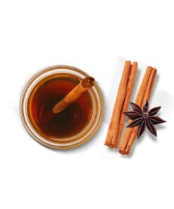 cinnamon with bee honey star anise