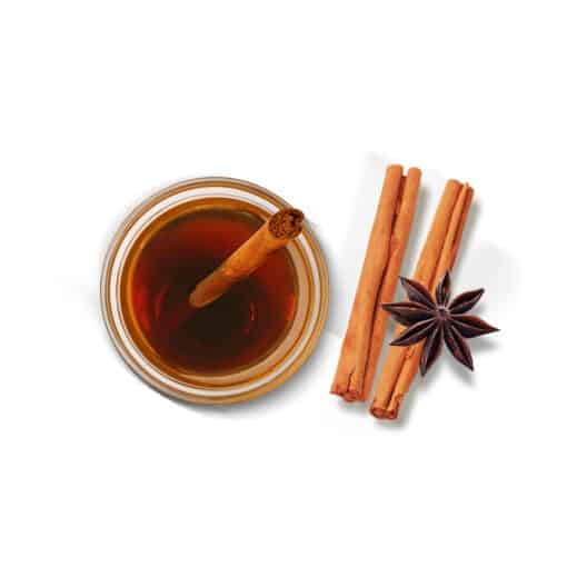 cinnamon with bee honey star anise