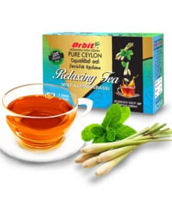 orbit mint and lemon grass tea