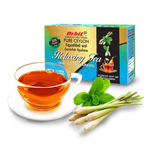orbit mint and lemon grass tea