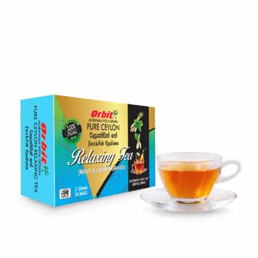 orbit mint and lemon grass tea