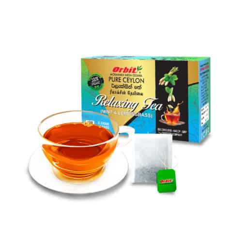 orbit mint and lemon grass tea